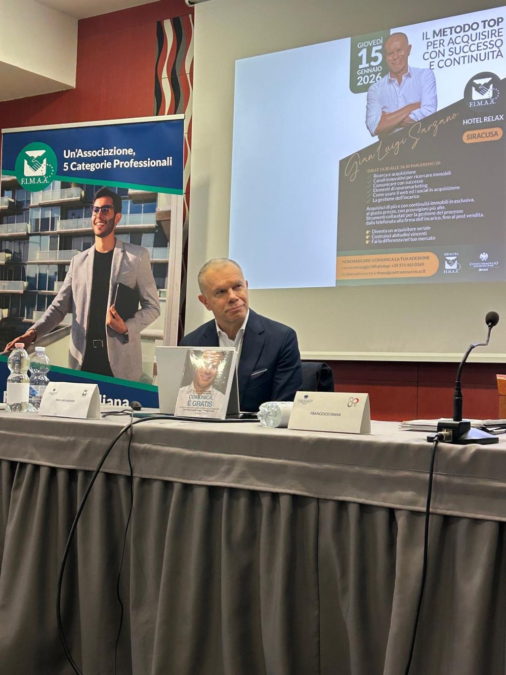 FIMAA SIRACUSA PORTA IN CITTA` IL TOP COACH GIAN LUIGI SARZANO