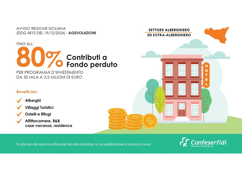 CONTRIBUTI PER IL TURISMO IN SICILIA: PUBBLICATO L`AVVISO PER LA PRESENTAZIONE DELLE DOMANDE