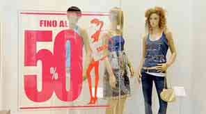 Saldi, partenza in sordina