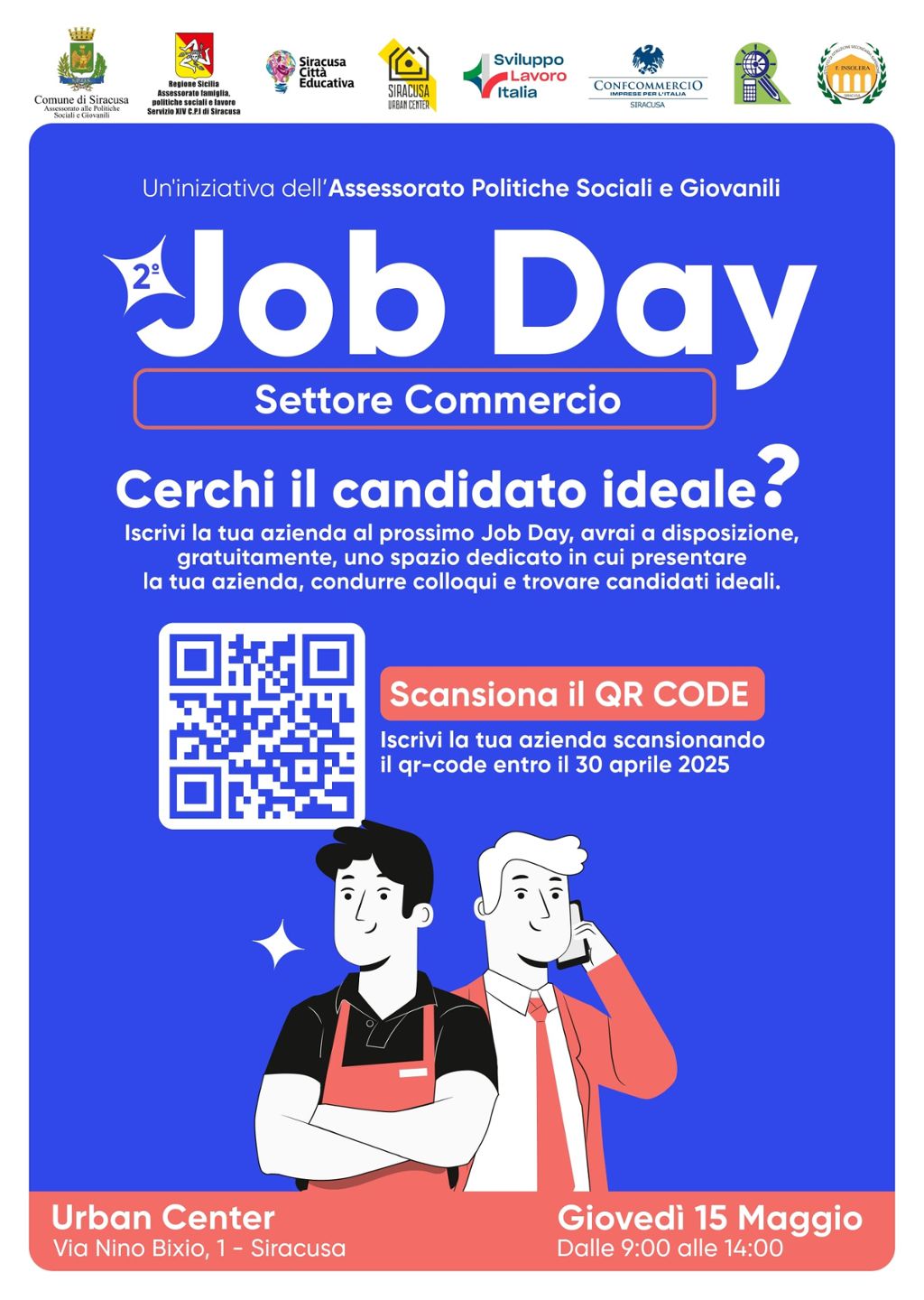 JOB DAY del COMMERCIO 15 Maggio dalle ore 9 alle 14 - Ultimi giorni per iscriversi