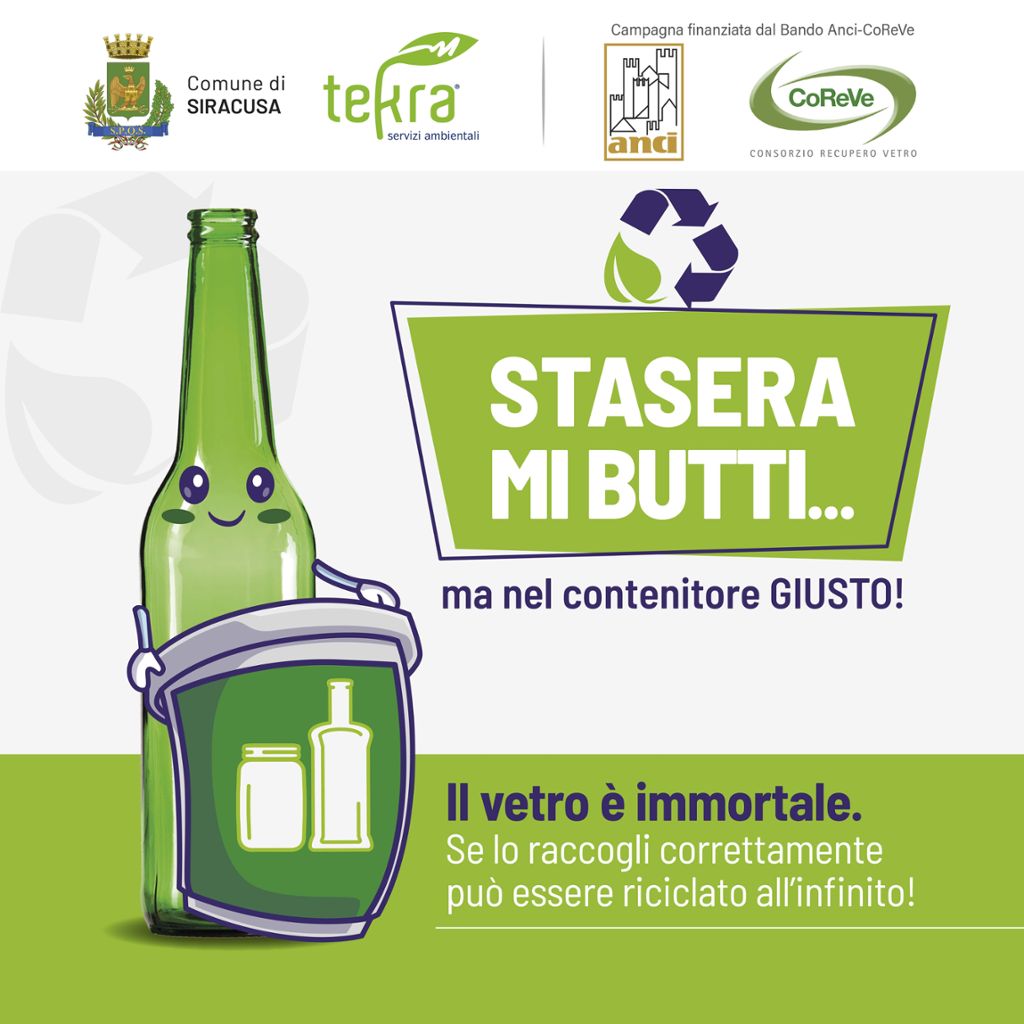 NUOVO SERVIZIO RACCOLTA VETRO ON DEMAND PER LE ATTIVITA` FOOD DI ORTIGIA