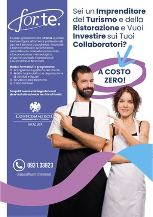 Fondo For.te.: nuove opportunità formative per le aziende del settore turistico e della ristorazione