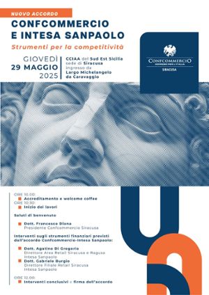 CONFCOMMERCIO E INTESA SAN PAOLO: STRUMENTI PER LA COMPETITIVITA`
