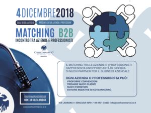 Matching B2B - Presenta la tua azienda e crea nuove opportunità di business